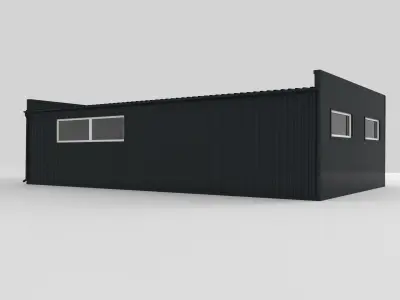 Modular office complete project for assembly   3D model