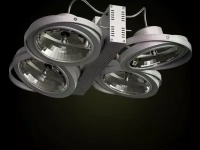 Hall Kitchen Bathroom Ceiling Light 3D model
