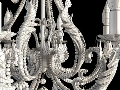 Palais Chandelier 3D model