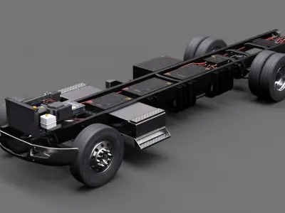  Full Electric Truck Chassis 