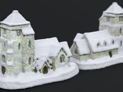 ENGLISH WINTER CHURCH 2024 3D model