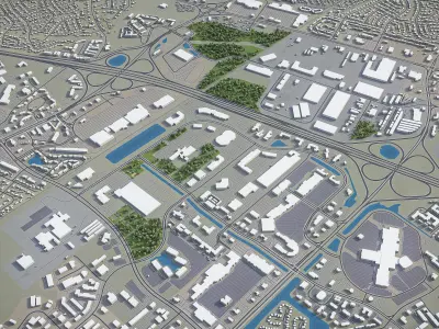 Chesapeake Low-poly 3D model