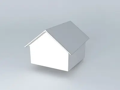 Workshop wooden house Free 3D model