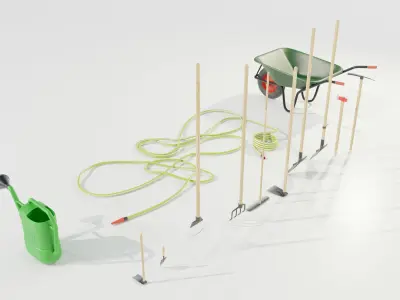 Garden Equipment 3D model