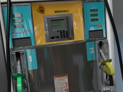 Petronas Fuel Dispenser Unit 3D model