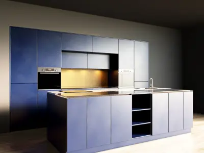 99-Kitchen3 matte 9 3D model
