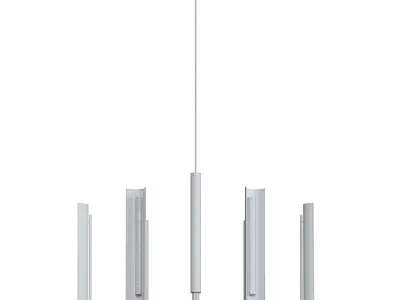 Kelly Wearstler Carson Six Light Pendant Lamp  3D model