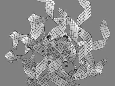 75406x Turbio Lightstar Ceiling Chandelier 3D model