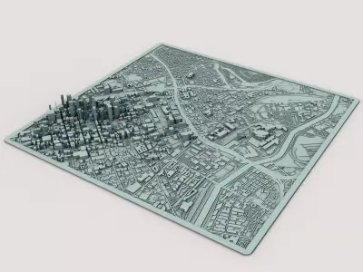 Los Angeles California United States 3D print model