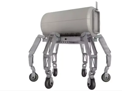 Lunar Rover Cargo Module Generic 3D model