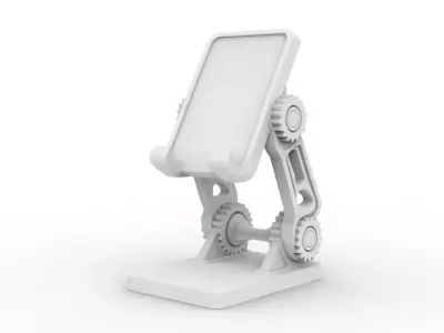 Adjustable Phone Stand 3D Printable 3D print model