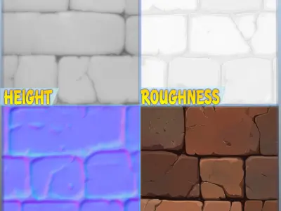 Stylized Wall Seamless Texture Texture 82