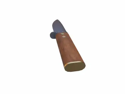 Knife 01 Low-poly PBR 3D model