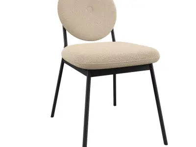 CHAIR MIST BEIGE 3D model