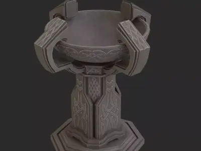 Fantasy candlestick 3D model