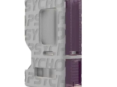 BORO MOD DNA60 CHIP DESIGN PRC RESET BORO CONNECTOR WITH TEXTURE 3D print model