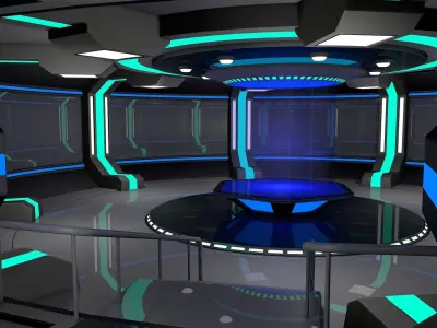 Sci Fi Interior   3D model