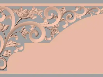 Artcam Aspire 3D relief models STL Files used for CNC E633 3D model