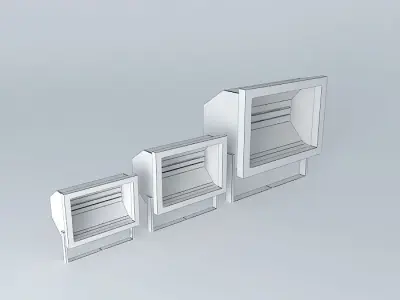 Reflectors - Bulb Stick Free 3D model