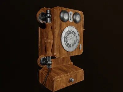 Rotarty Phone 3D model