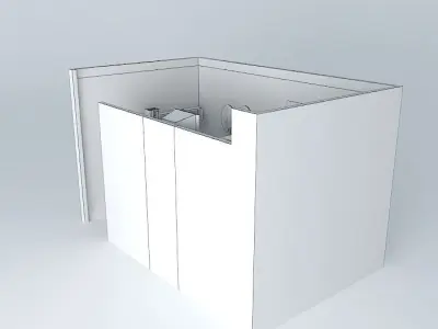 Acarli room with window on side Free 3D model