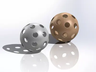 Floorball 3D print model