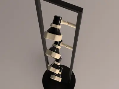 Basic Floor Lamp 3D model