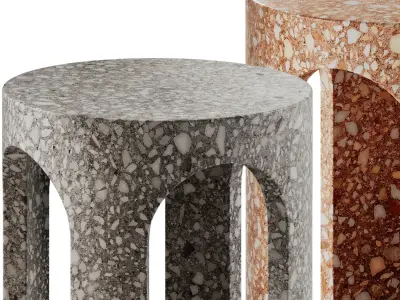 Portego Loggia Side Table 3D model