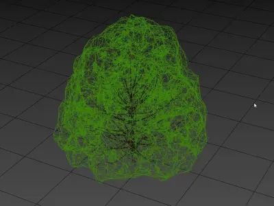 Low Poly Tree Stylish Low-poly 3D model