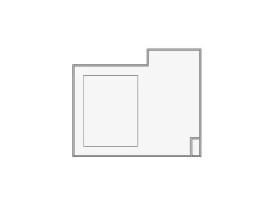 Simple Interior Sketch - 501-1000 SF - Xactimate - Matterport 3D model