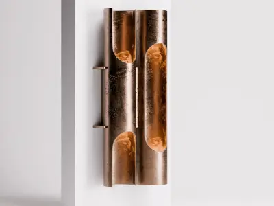 Art Deco Wall Sconce Low-poly 3D model