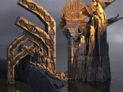 Gabriel Rock 3D model