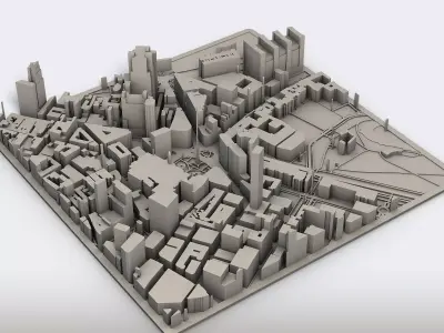 Part of London England 3D print model