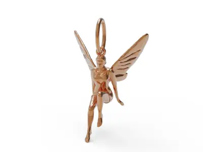 Angel pendant 3D print model