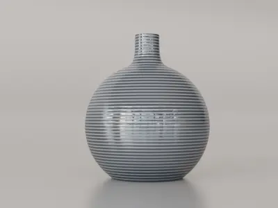 Earthenware jug 02 3D model