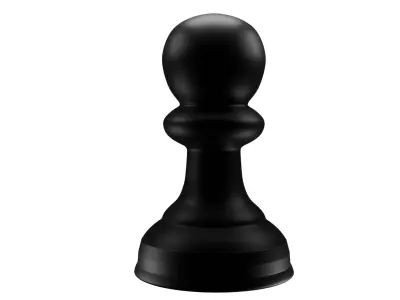Chess Pawn 3D model Free 3D model