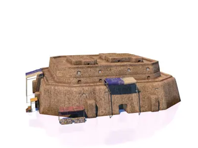 DESERT BUILDING 3D model