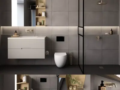 Bathroom 09 3D model