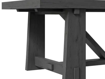 BR Home Dining Table Ashland 3D model