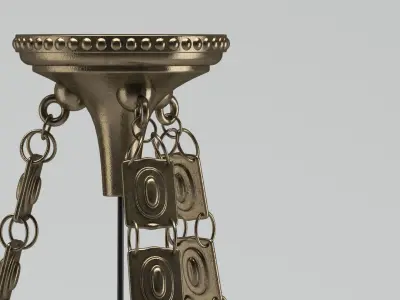 Chandelier 12 3D model