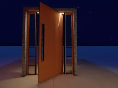 SAFRA GATE 1 Low-poly 3D model