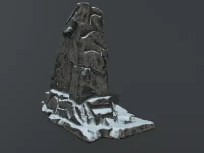 Buddha Rock Low-poly 3D model get