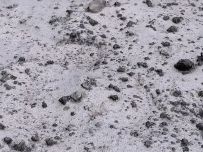 Sand with bits of earth scan 24 Low-poly 3D model