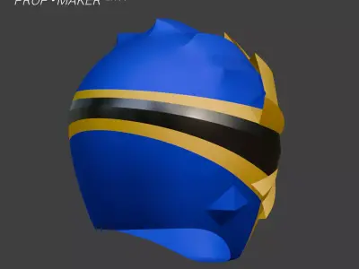 DIY Gozyuger Gozyu Leon Helmet EVA Foam Template 3D model