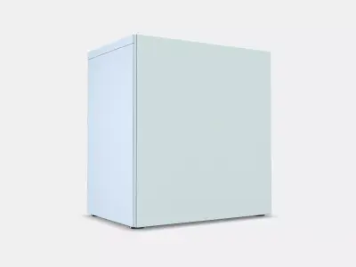 BESTA Shelf unit with door 42 Low-poly 3D model