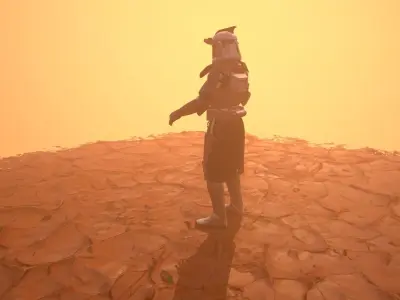 Star wars Clone trooper Phase 1 Heavy Low-poly 3D model