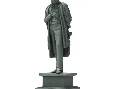 Pushkin Monument 3D model