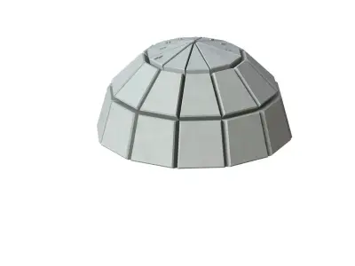Sci Fi Object No 3745 Low Poly Low-poly 3D model