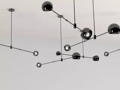 Acaba pendant light - person 3D model