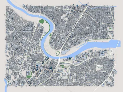 2 Tokyo City Japan 3D model